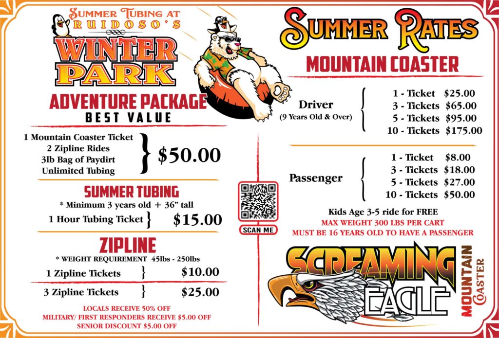 Summer Rates 2026 correct
